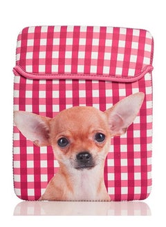 Biggdesign Dog Patterned Pink Tablet Cover Zippered Case  - Image 1