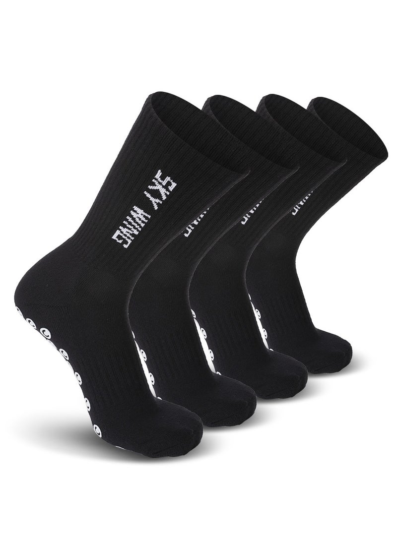 جناح السماء جوارب كرة قدم للرجال والنساء، جوارب رياضية طويلة حتى الركبة، مضادة للانزلاق، مضادة للانزلاق، 1/2/3/4 أزواج - Image 1