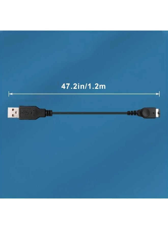 كابل شاحن USB أسود لجهاز GBA SP NDS بطول 3.9 قدم - Image 3