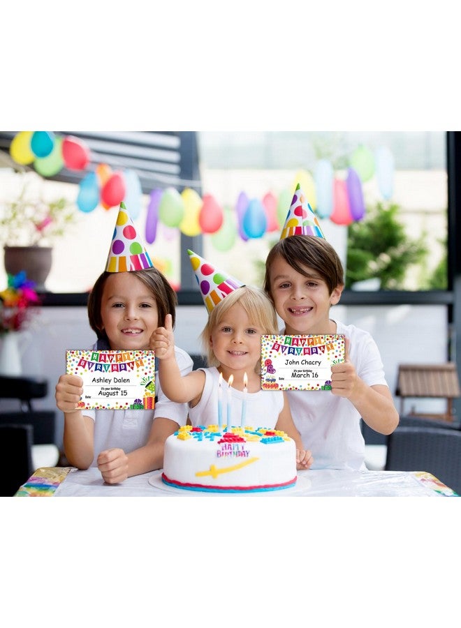 FaCraft Birthday Certificates for Kids Classroom - 36pcs Confetti Happy Birthday Certificates for Students from Teacher Back to School Teacher Supplies - Image 4