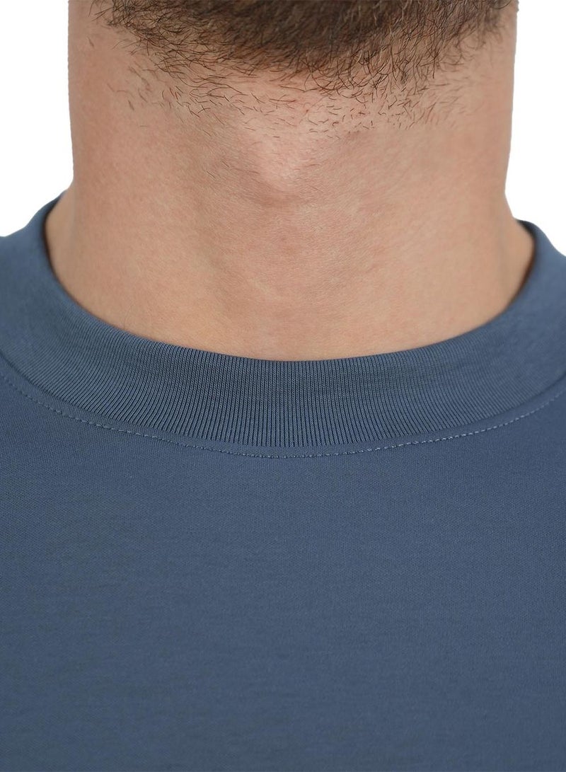 GIORDANO Men's Slim Fit Liquid Touch Smart Collar Tee - Image 4