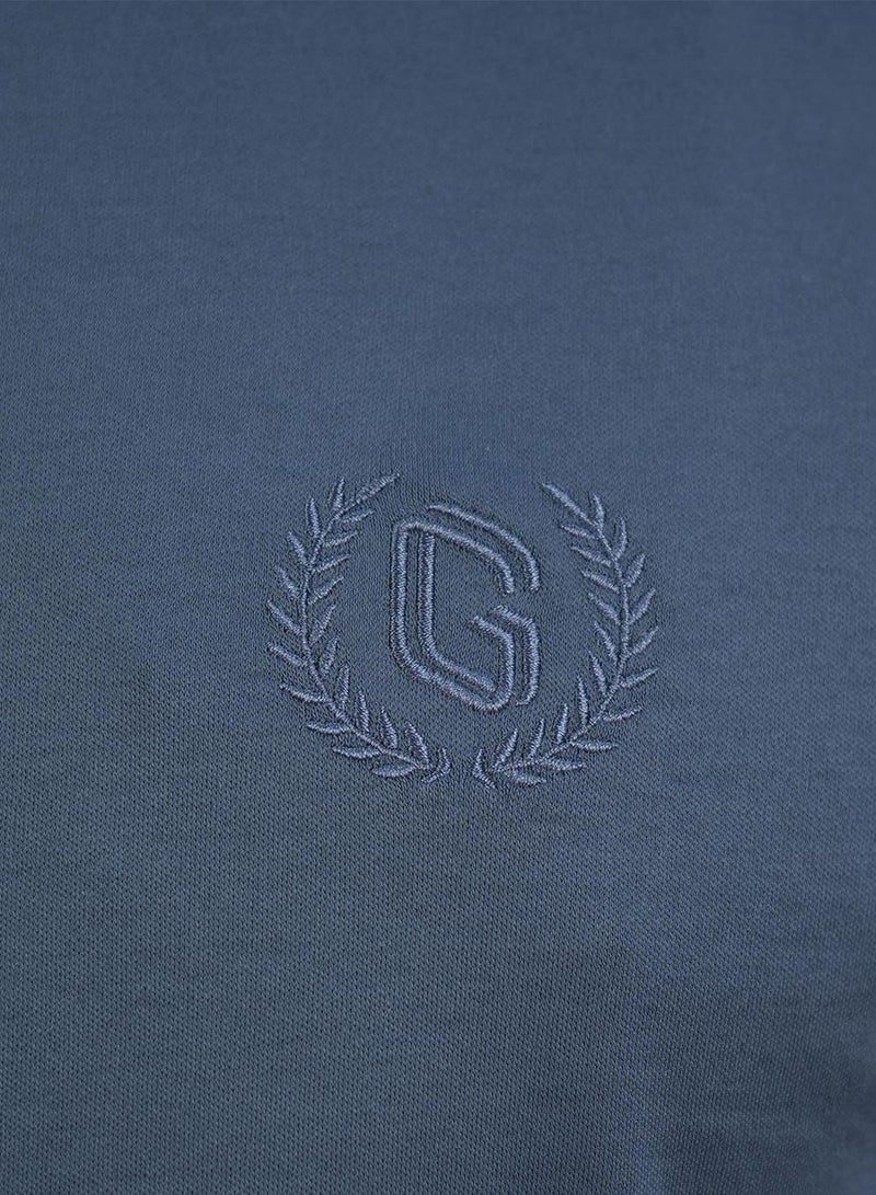 GIORDANO Men's Slim Fit Liquid Touch Smart Collar Tee - Image 5