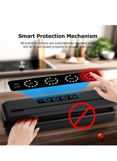 INKBIRD INKBIRD Vacuum Sealer Machine IVS-011 with Starter Kit, One-touch Operation, Built-in Cutter, Detachable Drip Tray, 10 Times Food Freshness Preservation  - Image 5