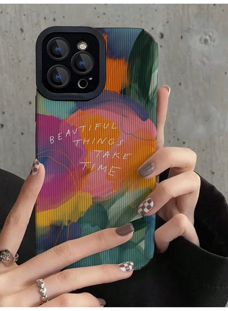iPhone 16 Pro Max Case with Vibrant Colors and an Inspirational Quote – Adds a Unique Touch to Your Phone - Image 1