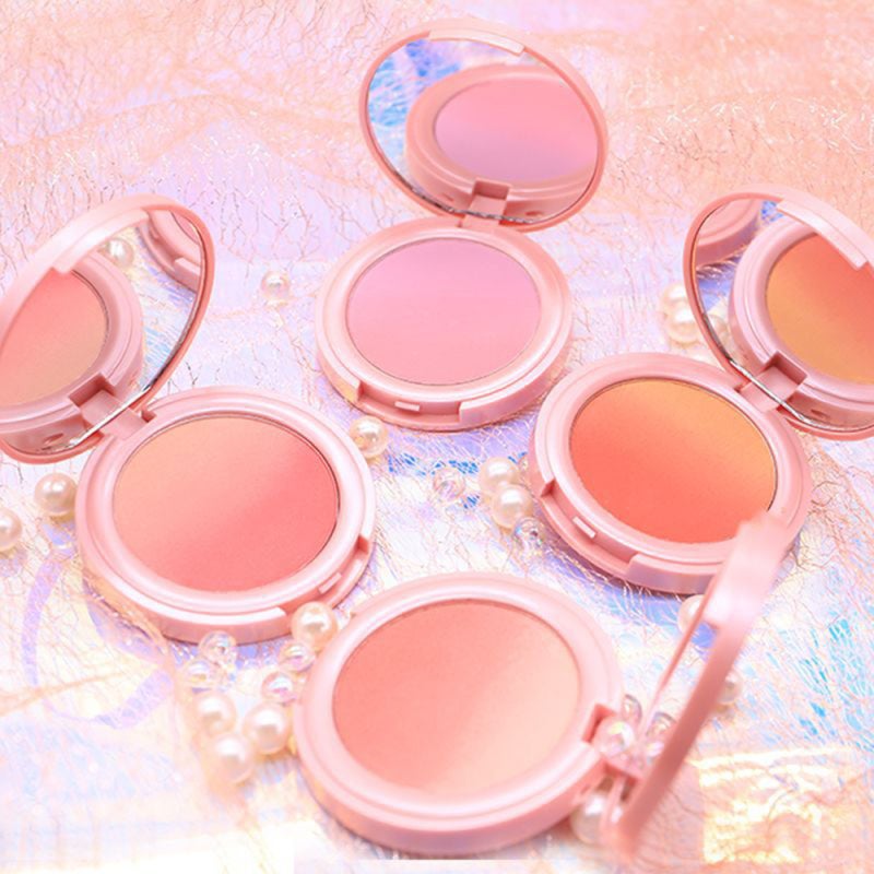 مكياج نوفو بلحاء وردي حلو متدرج طفيف مكياج طبيعي وذو مظهر طبيعي لوحة بلحاء مزدوج اللون روج جمال #1 لون الخوخ ضوء الربيع - Image 4