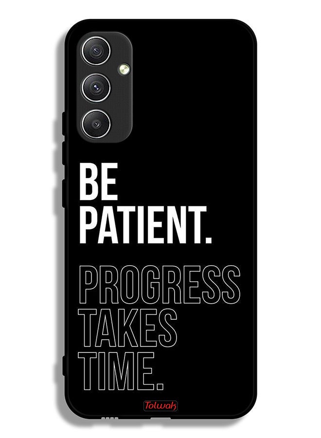 Tolwak Samsung Galaxy A34 5G Protective Case Cover Be Patient Progress Takes Time - Image 1