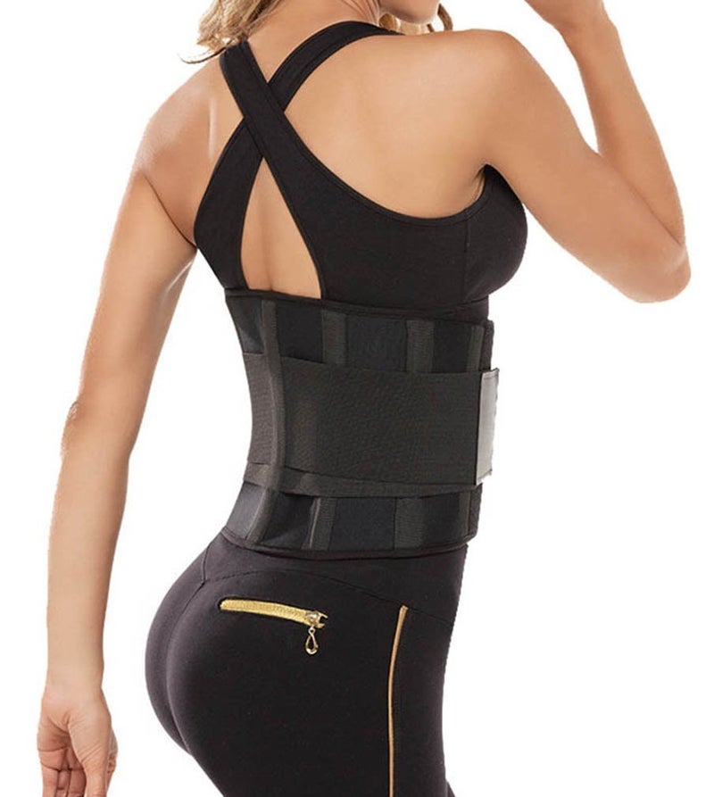 Shaperx Waist Trainer Belt For Women Tummy Control Waist Cincher Workout Weight Loss Slimming Belly Band  Sz8002-New-Black-S - Image 2