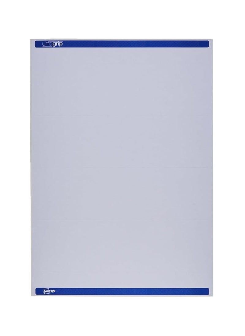 AVERY - Avery L7171-25 Self-Adhesive Lever Arch File Labels, 4 Labels Per A4 Sheet, 100 Labels Per Pack, White - Image 1