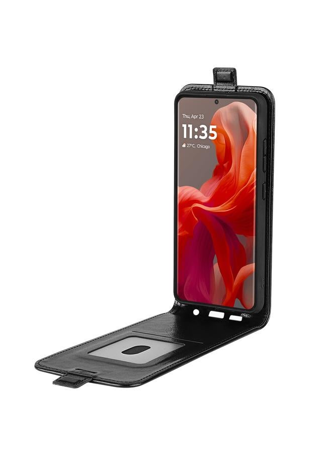 S-TOP Case For Motorola Moto G85 5G R64 Texture Single Vertical Flip Leather Phone Case - Image 4