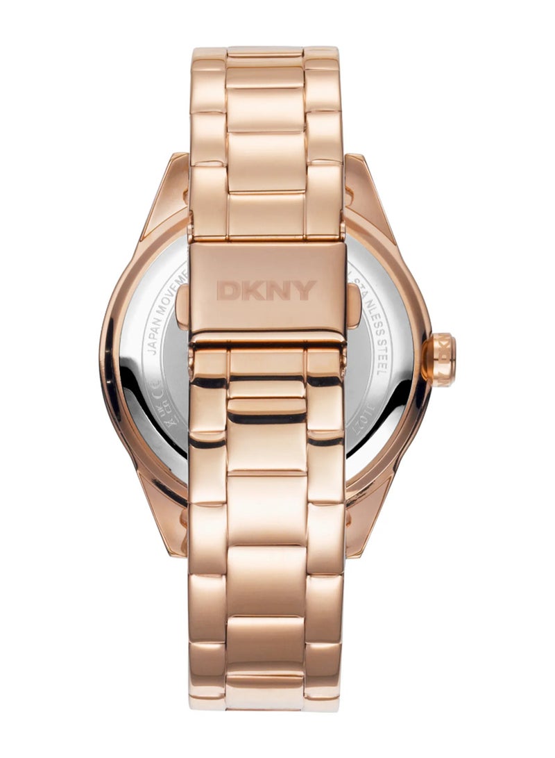 DKNY نوليتا متعدد اللمعان Dk1L027M0065 - ساعة كوارتز متعددة الوظائف من الفولاذ المقاوم للصدأ للنساء - Image 3