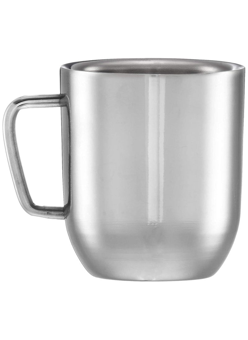 FINALITY finality Stainless Steel Double Wall Cappucino Coffee MugPack of 2 Size Large Capacity300ml  - Image 2