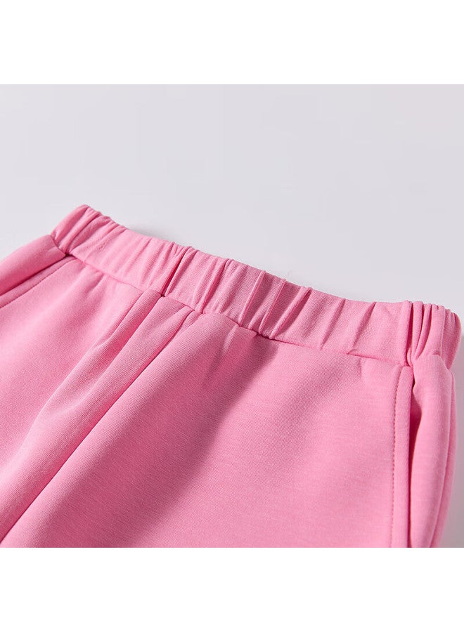Deesha Girls' Pants Spring Big Kids Casual Work Pants Stylish Pink Universe 90 - Image 3