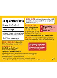 Nature Made CoQ10 200 mg, Dietary Supplement for Heart Health Support, 105 Softgels, 105 Day Supply  - Image 5