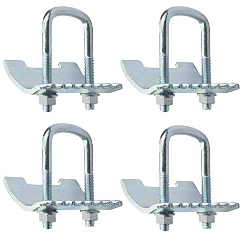 heneng 4 Pcs Strut Beam Clamp for 1-5/8" Strut Channel, 1100 lbs Load Capacity (Each), Square U-Bolt Beam Clamp - Image 5