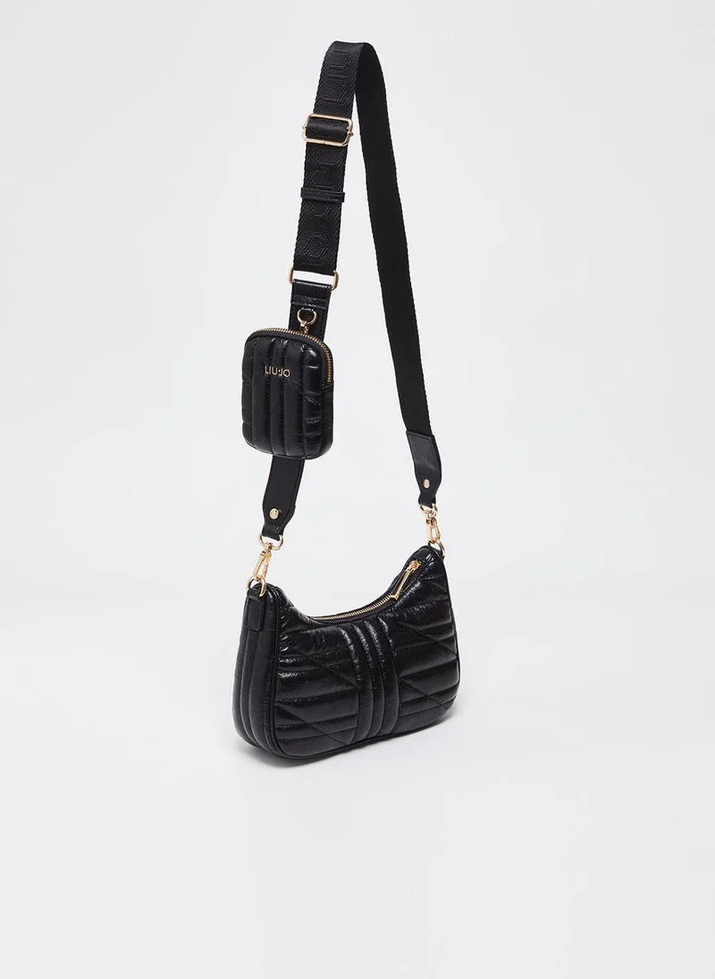 Liu Jo Black quilted shoulder bag