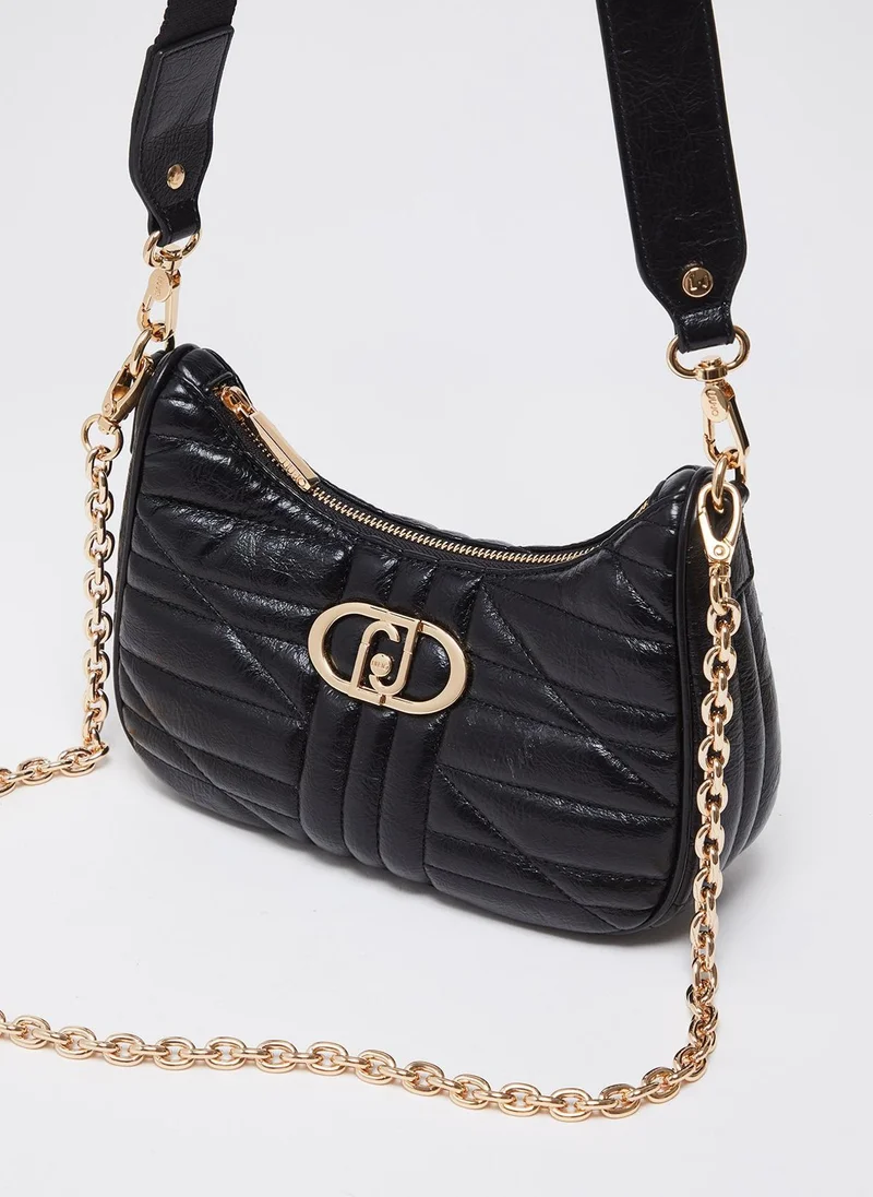 Liu Jo Black quilted shoulder bag