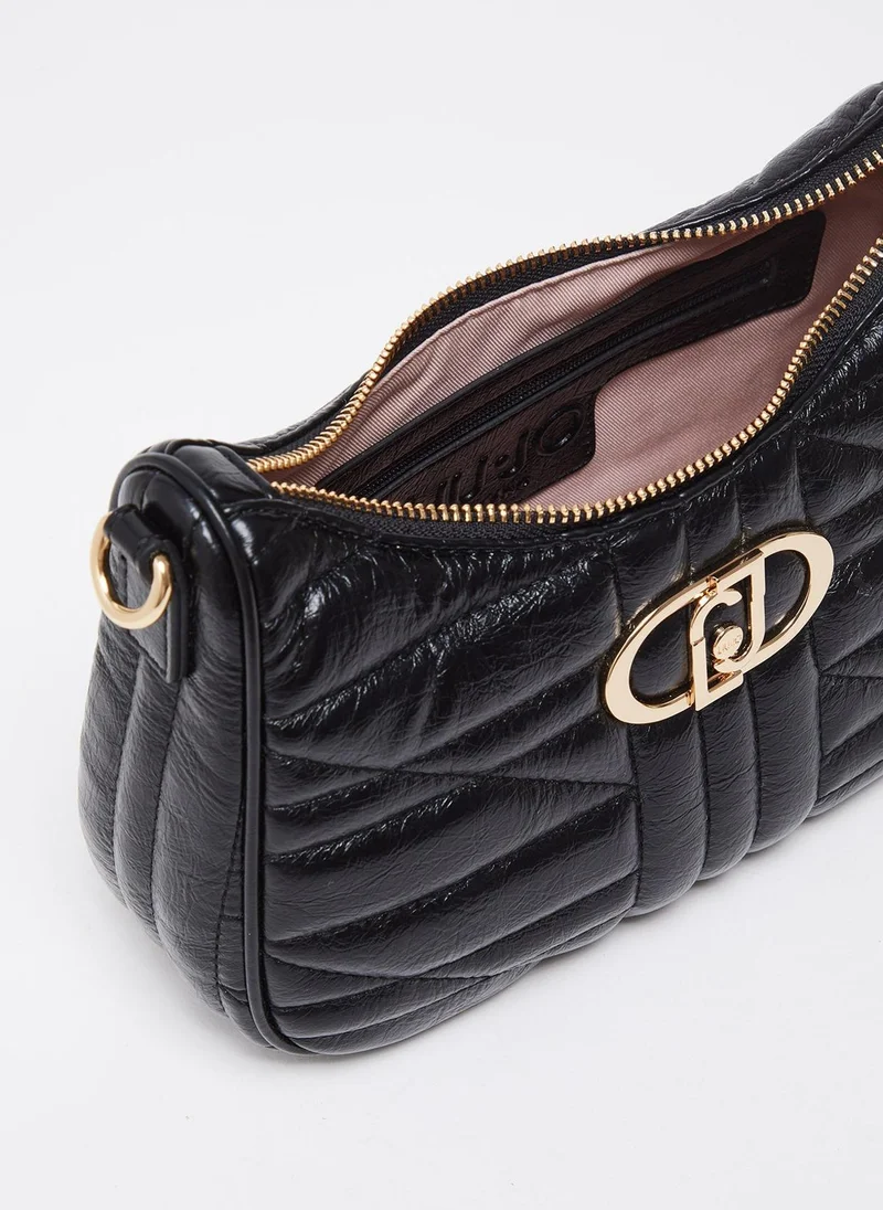 Liu Jo Black quilted shoulder bag