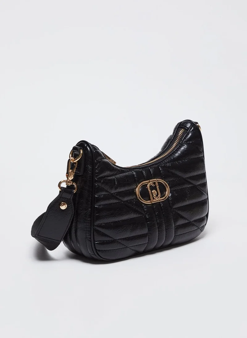 Liu Jo Black quilted shoulder bag