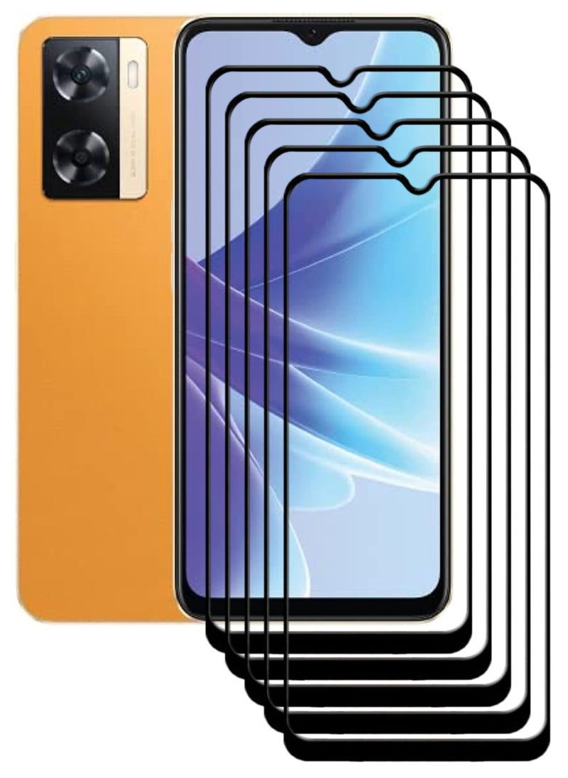 ACLIX 5 Pieces Antistatic ESD Dustproof Premium Quality High Definition Tempered Glass Screen Protector Designed For Oppo A77s - Image 1