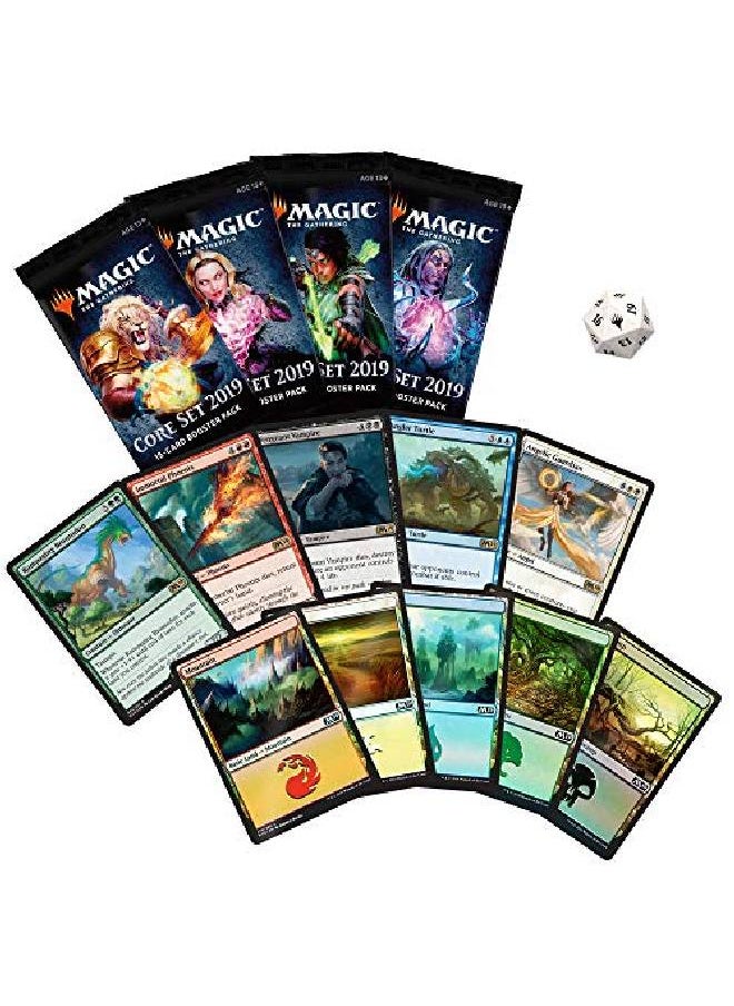 Magic the Gathering Magic The Gathering Gift Pack 2018 ; 4 Booster Packs ; 5 Rare Creature Cards ; 5 Foil Land Cards  - Image 5