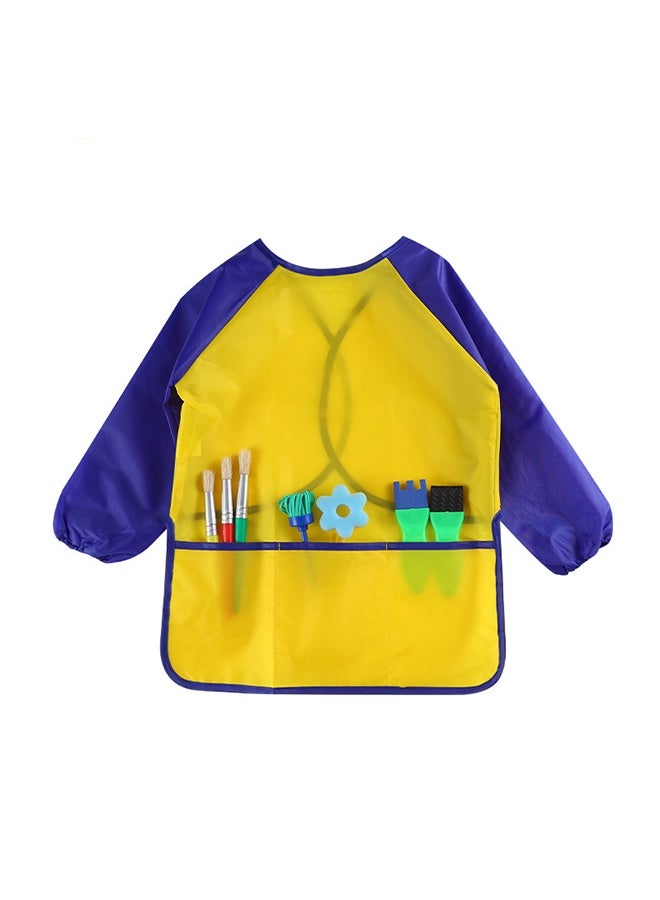 Generic Children's Long Sleeve Painting Waterproof Coverall - Image 3