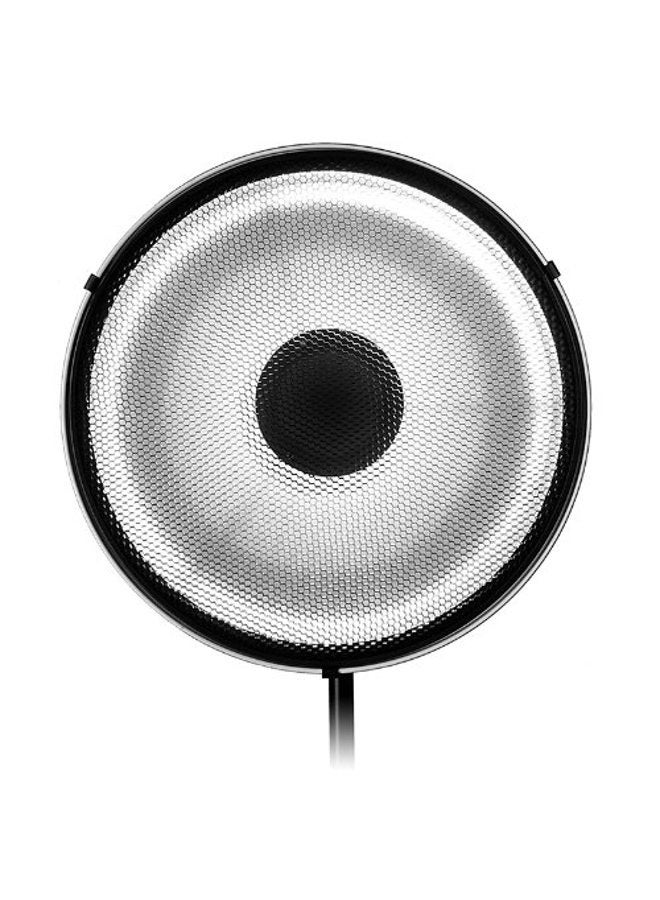 Fotodiox 18" Beauty Dish Kit with Soft Diffuser Sock and 50 Degree Grid, for Canon Flash Speedlite 600EX-RT, 580EX, II, 430EX, II, 380EX, 270EX, 270EX II, 540EX. 550EX, 300TL, Beautydish - Image 4