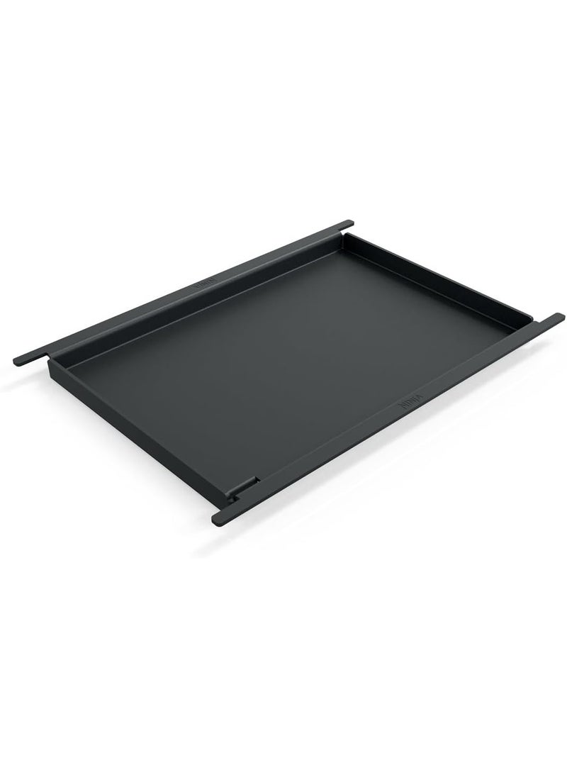 Ninja Ninja FlexFlame Upgrades Premium Full Griddle ProfessionalGrade Carbon Steel FullSize Griddle Plate with Grease Drain RustResistant Even Heat Compatible with Ninja FlexFlame XSKFULGRIDLE  - Image 1