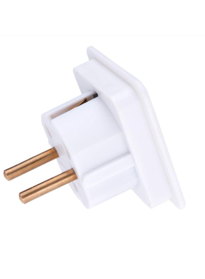 6pcs UK to Europe Travel Adapter, Socket 3 Pin to 2 Pin - Image 2