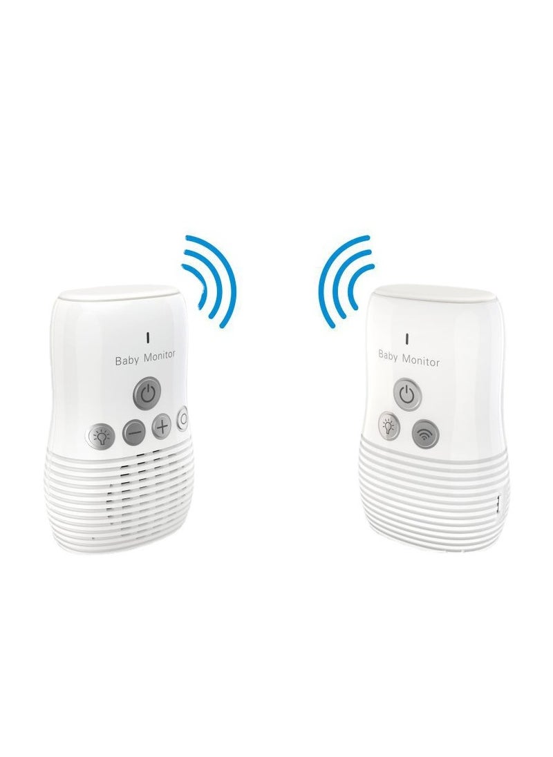 Generic - Audio Baby Monitor, DMG Wireless Rechargeable Baby Care Monitor, Two Way Talk, Baby Walkie Talkie, High Sensitivity Microphone and Speaker with Night Light - Image 1