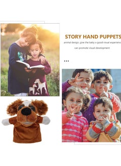 General Puppy hand puppet, animal hand puppet soft plush toy, plush dog puppy mouth puppet animal toy, children's hand puppet storytelling teaching toddler role-playing toys, dog puppet  - Image 5