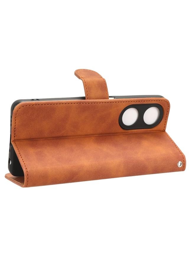 اس-توب جراب هاتف OPPO A1 5G مصنوع من الجلد مع ملمس مغناطيسي - Image 5