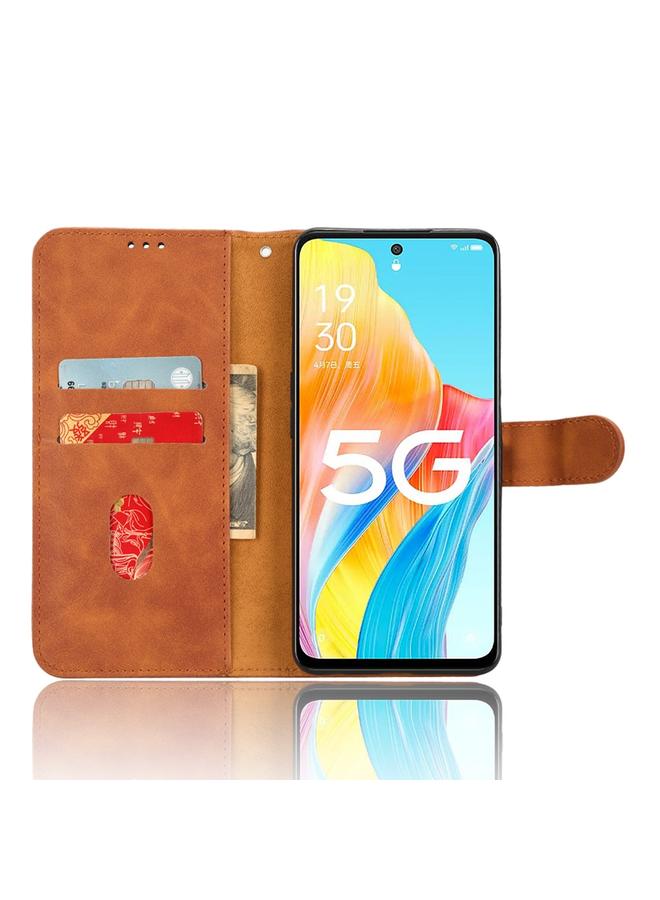 اس-توب جراب هاتف OPPO A1 5G مصنوع من الجلد مع ملمس مغناطيسي - Image 4