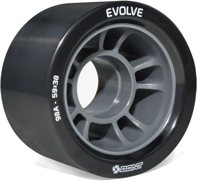 Bont Skates - Evolve Roller Derby Skates - Indoor Rollerskate Wheels - 88A, 92A, 95A, 98A - Red, Black, Blue, Purple - Image 1