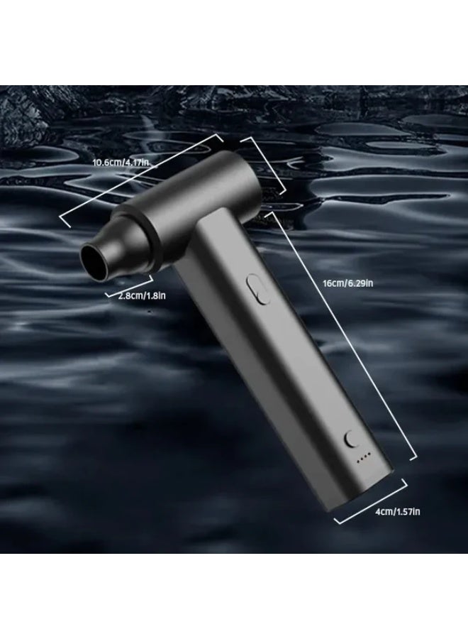 كروني منفاخ غبار قوي من Crony J01max-V، منفاخ غبار قوي محمول لاسلكي، جامع غبار توربو، منفاخ كهربائي صغير، مروحة توربو نفاثة، مجفف شعر - Image 4