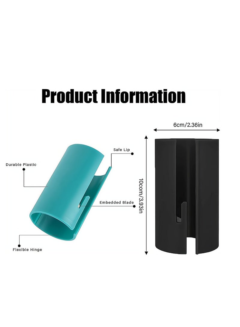 Excefore Wrapping Paper Cutter 3 Pcs Gift Wrap Cutter, Portable Sliding Wrapping Paper Roll Cutter Tool Makes Wall Sticker Decorations and Gift Packaging - Image 5