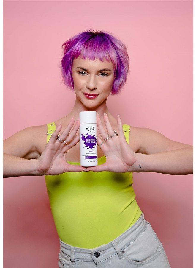 SPLAT Hair Color Conditioning Masque (6oz) (Purple) - Image 4