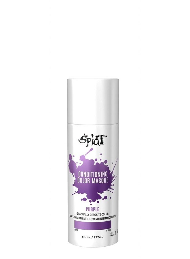 SPLAT Hair Color Conditioning Masque (6oz) (Purple) - Image 1