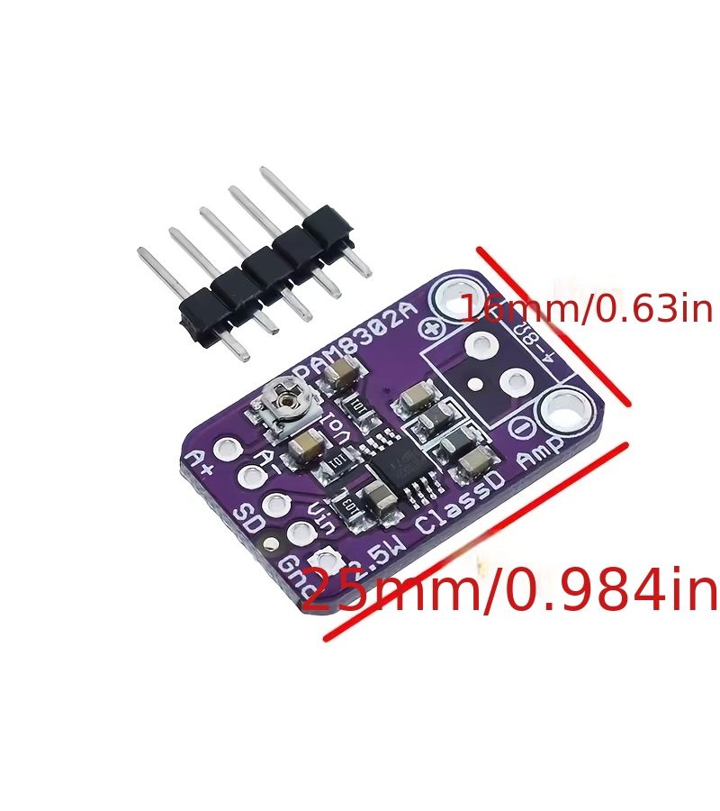 PAM8302A CJMCU 832 2.5W Single Channel Class D Audio Power Amplifier Module Development Board 10pcs - Image 2