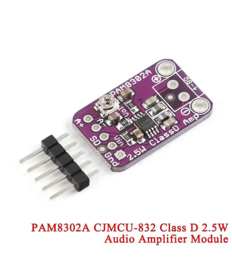PAM8302A CJMCU 832 2.5W Single Channel Class D Audio Power Amplifier Module Development Board 10pcs - Image 1