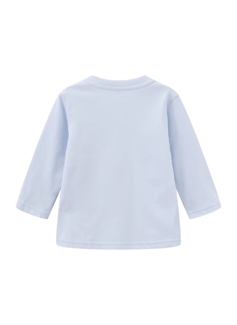 Balabala Blue Baby Boys Round v-neck long-sleeved T-shirt for Men | Best Price UAE