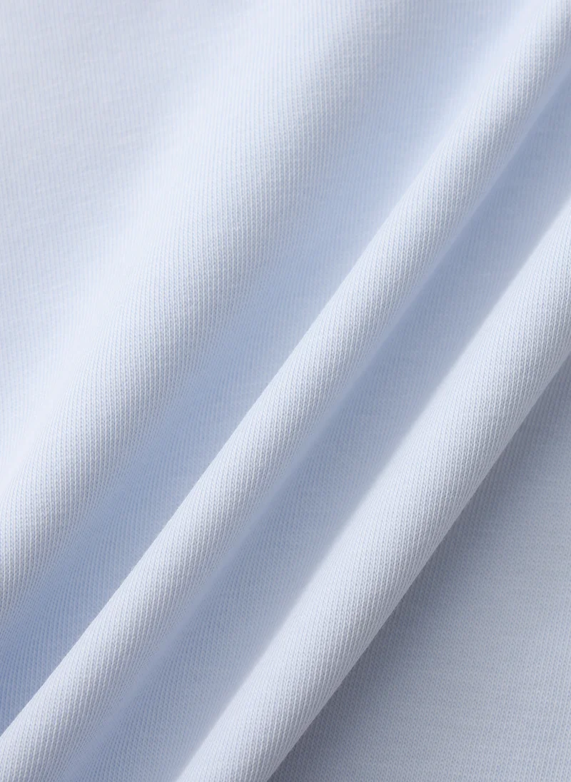 Balabala Blue Baby Boys Round v-neck long-sleeved T-shirt for Men | Best Price UAE