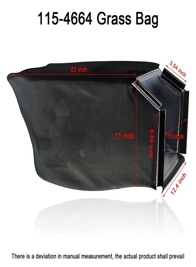 كيس تجميع العشب Braveboy 115-4664 من BaoBag، متوافق مع جزازة العشب Toro 59307 مقاس 22 بوصة موديل 2009، يناسب الموديلات 20330، 20331، 20370، 20371، 20377، 20378 وغيرها - Image 2