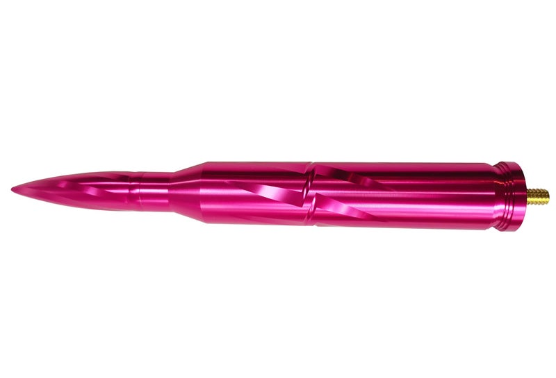 VIGOLU Bullet Antenna Replacement Ford F150 F250 F350 Universal Jeep Wrangler Toyota Tundra (Rose red, 7.8 inches) - Image 3