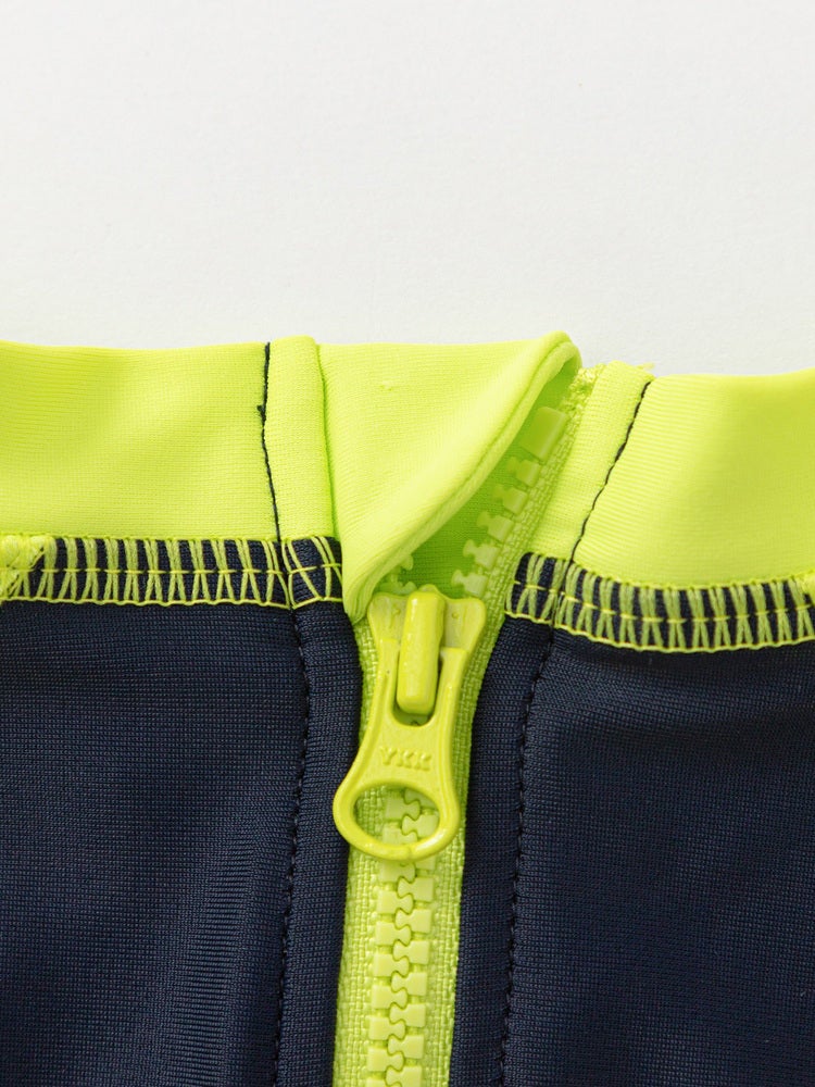 بالابالا بدلة سباحة للبأكمام قصيرة مع قبعة مطابقة للأولاد - Image 4