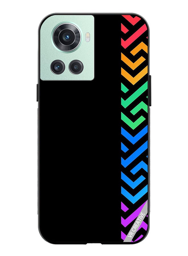 VR CREATIVE Protective Case Cover For OnePlus 10R Abstract Design Multicolour - Image 1