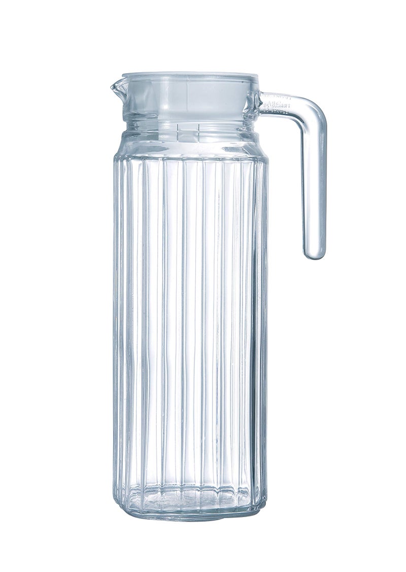 Luminarc Arc International Luminarc Quadro Fridge Jug with Lid 110cl, 1 Jar - Image 1