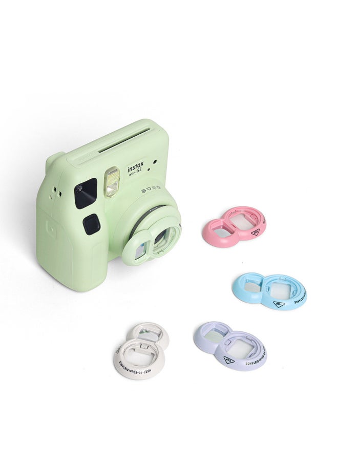 Generic Polaroid Mini7 /SE Self-timer Filter Auxiliary Ring Suit Camera Same Color Close-up Photography Mirror-Colors:mini7 /SE Blue  - Image 5