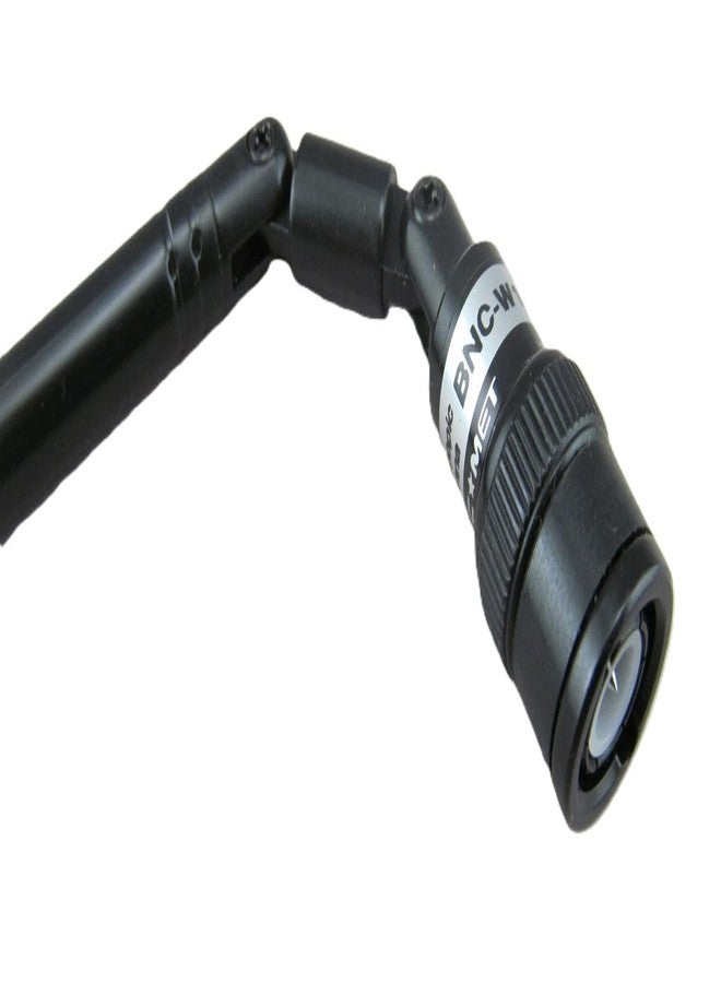 كوميت هوائي ماسح ضوئي يدوي أصلي من كوميت طراز BNC-W100RX بتردد 25-1300 ميجاهرتز، طوله عند الفتح: 40 بوصة، طوله عند الطي: 8 بوصات، موصل BNC ذكر - Image 4