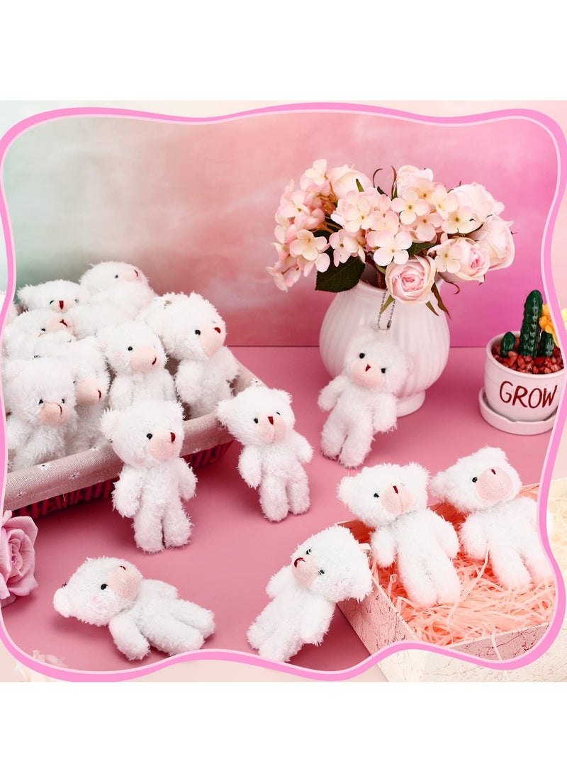 Plush Bear Stuffed Animals Pendant, Mini Stuffed Tiny Bear Soft Plush Stuffed Bear Doll for Gift DIY Birthday Party Accessory Decorations 12 Pcs - Image 2