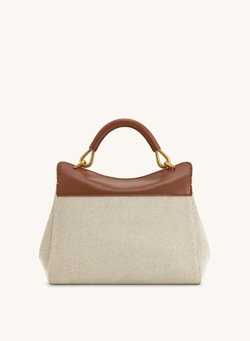 جيه دبليو بي JW PEI النساء New Lucia Tote حقيبة واحدة الكتف حقيبة اليد (كريم بني)  - Image 4